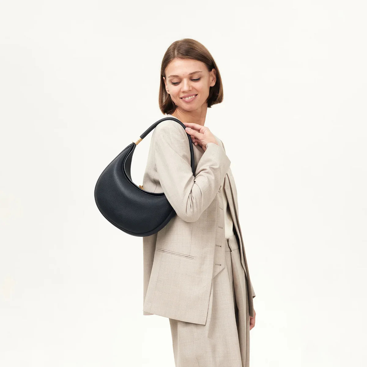 Fay Leather Shoulder Bag Designer Hobo Bag for Woman