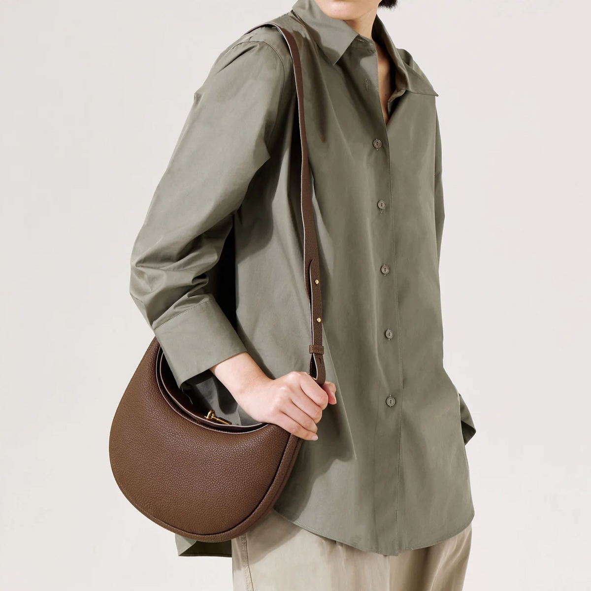 Fay Leather Shoulder Bag Designer Hobo Bag for Woman