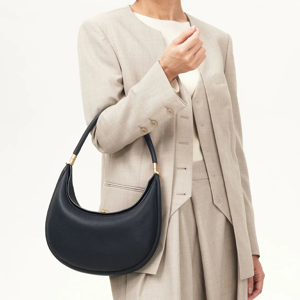 Fay Leather Shoulder Bag Designer Hobo Bag for Woman