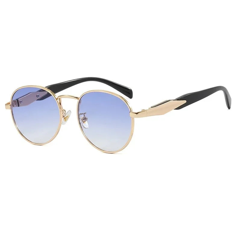 Vintage Round Metal Sunglasses