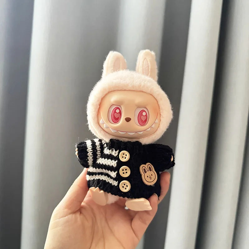Handmade Knitted Labubu Outfits
