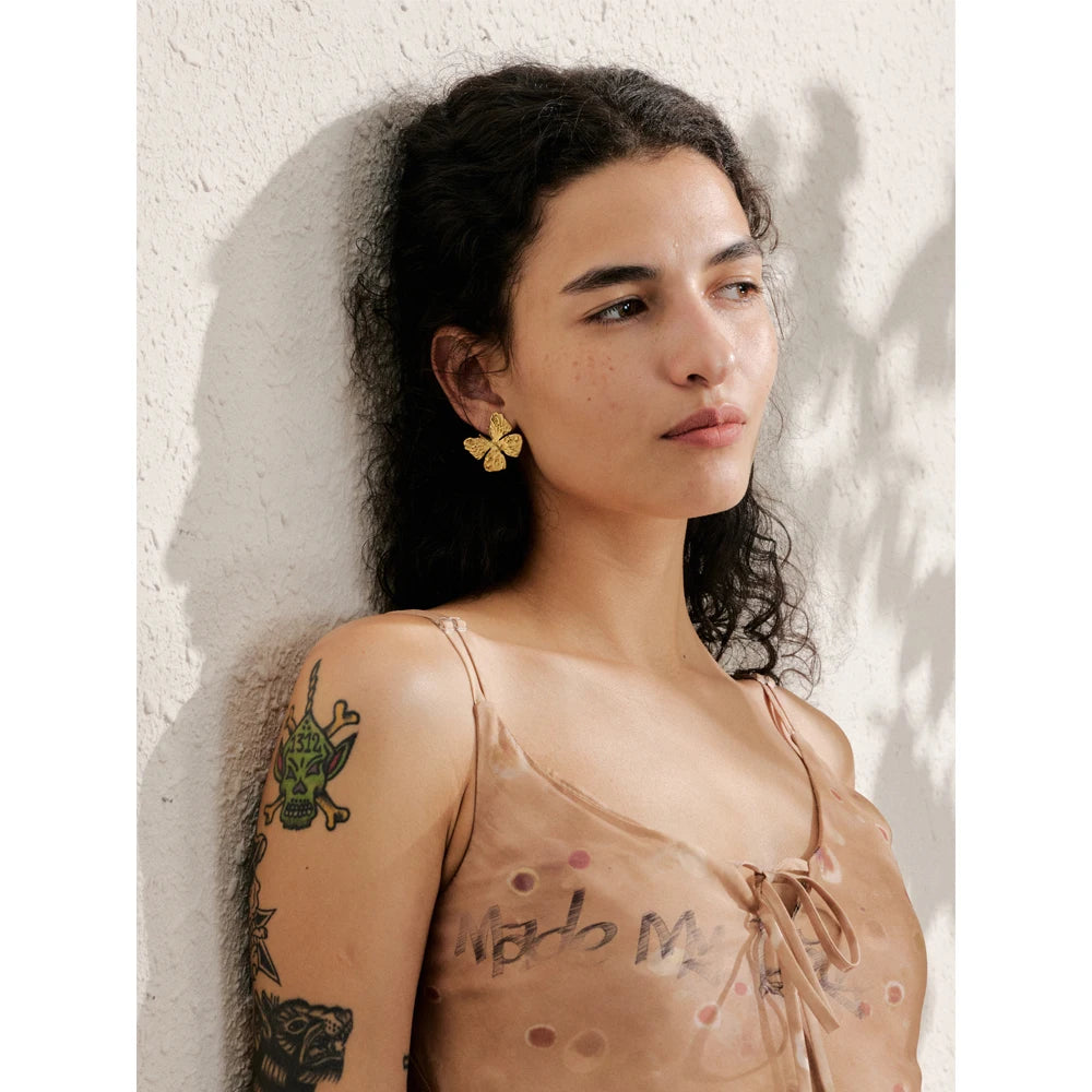 Golden Wings Earrings